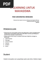 Panduan Elearning Unwar Untuk Mahasiswa | PDF