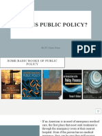 What Is Public Policy