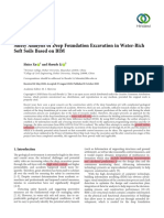 Safety Analysis of Deep Foundation Excavation