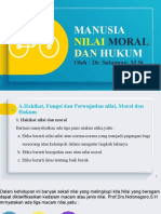 Manusia Nilai Moral Dan Hukum