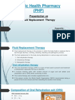 Fluid Replacement Therapy: Oral, IV and Nasogastric Options