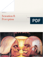 Sensation and Perception - PSY151A