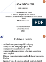 BHS INDONESIA S1-2015 - Kata Kalimat Jurnal 2015