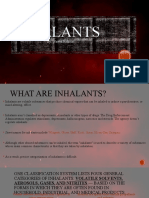 Inhalants: By: Wamia Rahman