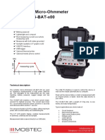 Portable Microohmmeter Type VG-BAT-x00 E1.30