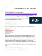 Soal Ulangan Harian I KLS XII IPA