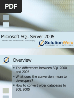 SQL SERVER 2005 Presentation