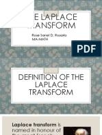 THE LAPLACE TRANSFORM - Group 7