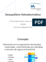 Desequilibrio Hidroelectrolitico