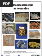 Os minerais na nossa vida