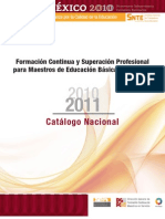 Catálogo Nacional 2010-11