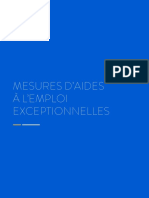 Mesures d'Aides à l'Emploi Exceptionnelles