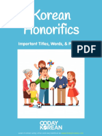 Korean Honorifics: Important Titles, Words, & Phrases
