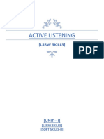 Active Listening 1