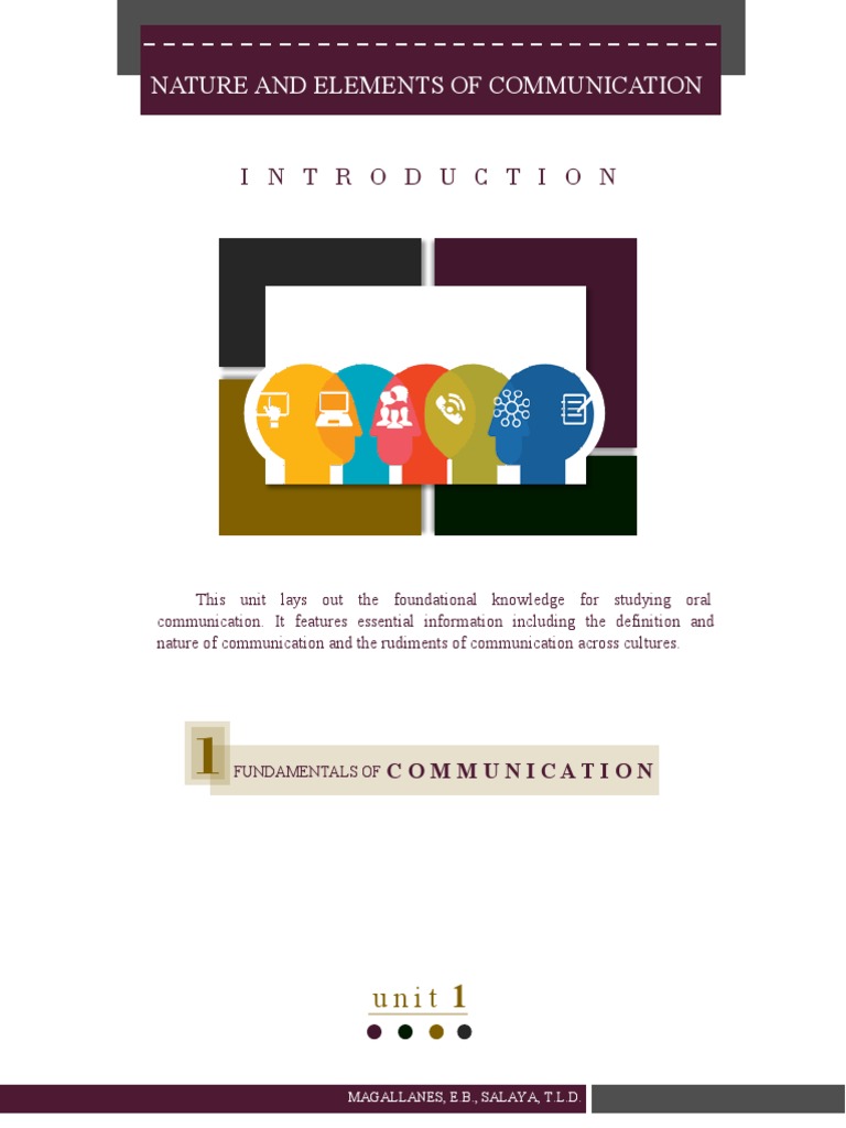 Fundamentals of Communication Overview | PDF | Communication | Information