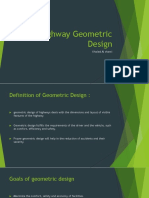 Highway Geometric Design