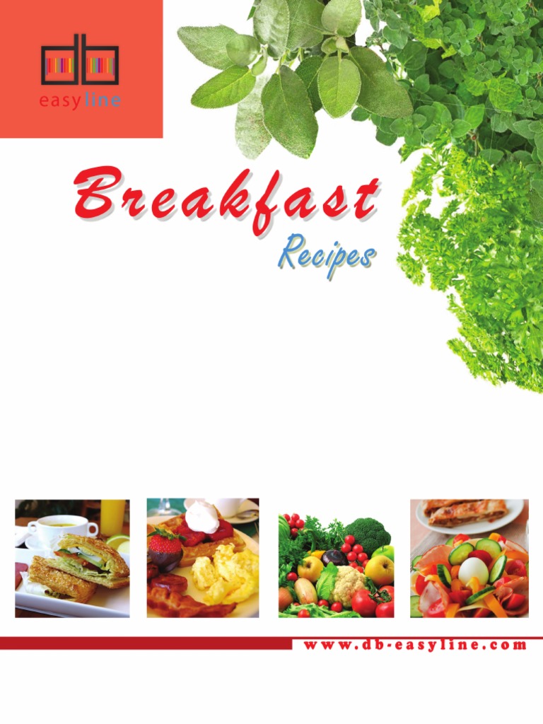 Cover of Breakfast Recipe PDF