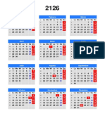 Calendario 2126