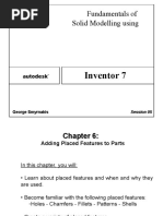 Fundamentals of Solid Modelling Using: Inventor 7