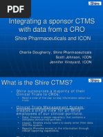 Integrating A Sponsor CTMS With Data From A CRO