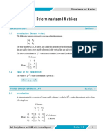 Matrices Notes