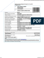 PAN Application Acknowledgment Receipt For Form 49A (Physical Application)