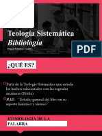 Teología Sistemática - Bibliología