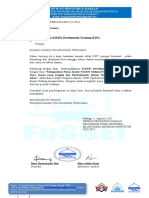 Surat Rekomendasi FDT Sumbagteng 2021