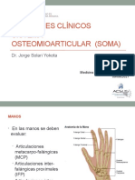 Semana 2 Sesión 5 - Sistema Osteoarticular y Muscular - Dr. Solari