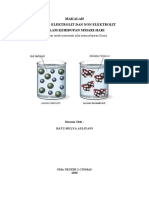 Makalah Elektrolit Dan Non Elektrolit