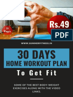 30 Days Workout Plan