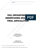 Ot Skill Enhancement Undertaking Analyses Final Articulation
