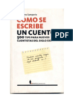 Cómo Se Escribe Un Cuento, Tips para Los Nuevos Cuentistas-Guillermo Samperio