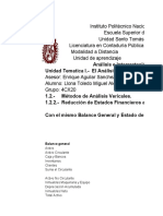 Reduccion de Estados Financieros A Porcientosl