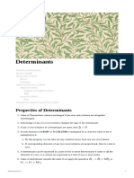 Determinants: Properties, Area, Minors, Co-factors, Adjoint, Inverse