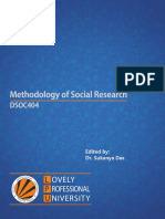 Dsoc404 Methodology of Social Research English