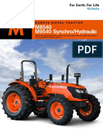 M8540 M9540 Synchro/Hydraulic: Kubota Diesel Tractor