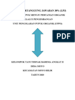 LPJ 30% Pupuk Organik UPPO Kelompok Tani Ternak Barema