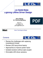 Challenges On Solid-State Lighting Offline Driver Design: Jerry Zheng