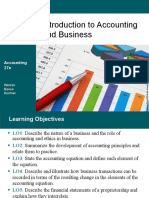 Introduction To Accounting and Business