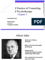 Counseling and Psychotherapy T & P C.5 Adlerian Therapy