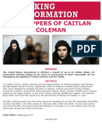 Kidnappers of Caitlan Coleman: Reward