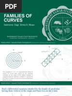 Families of Curves: Instructor: Engr. Erwin B. Miano