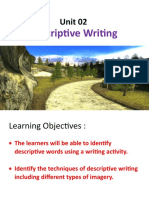 Descriptive Writing: Painting Pictures With Words