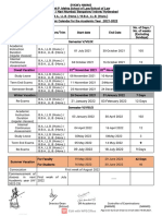 Academic Calendar-UG-II To V Yr.-KPMSOL-2021-22