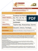 Formulario para Presentación de Ponencias o Propuestas - CDR