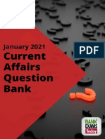 Current Affairs Question Bank January 2021