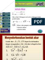 KD 1 Bilangan Berpangkat, Bentuk Akar, Dan Logaritma PART 4 (X MM)