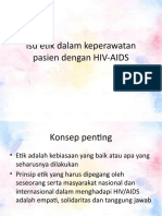 Isu Etika Dalam Keperawatan HIV Aids