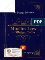 Paras Diwan - Muslim Law in Modern India